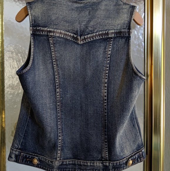 Bejeweled Denim Vest - Picture 2 of 5